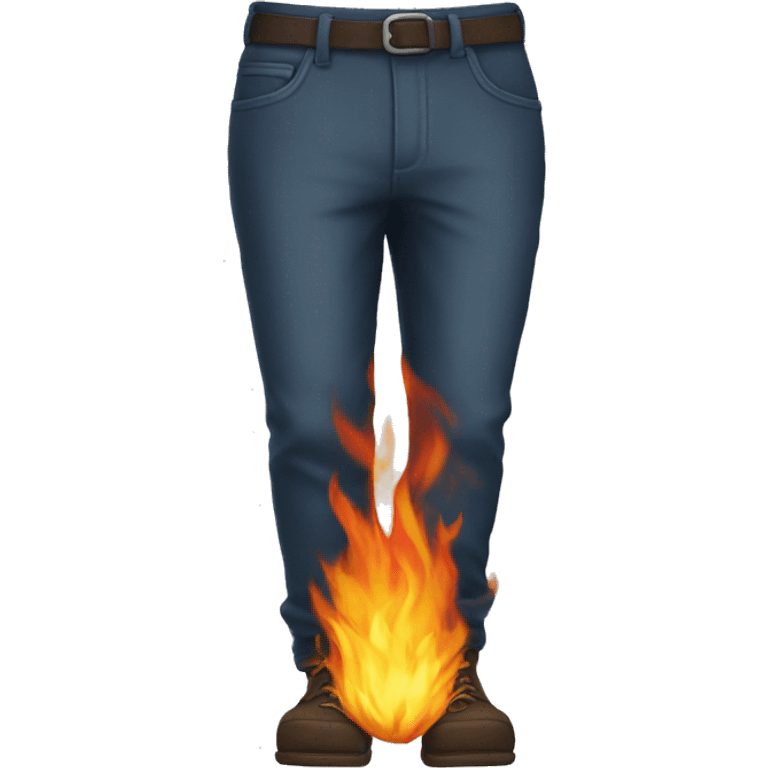 Pants on fire emoji