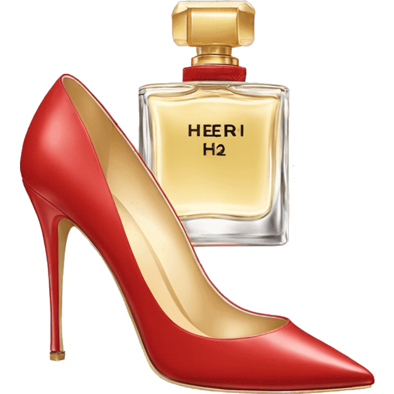 Carolina Herrera high heel perfume  emoji