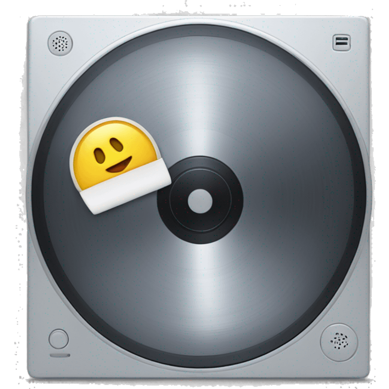 Dlopy disc in a disc player emoji