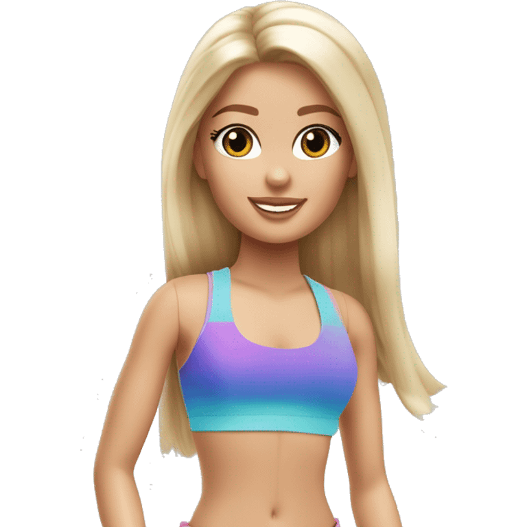 Beach Kristy Barbie Daphne skiing  emoji