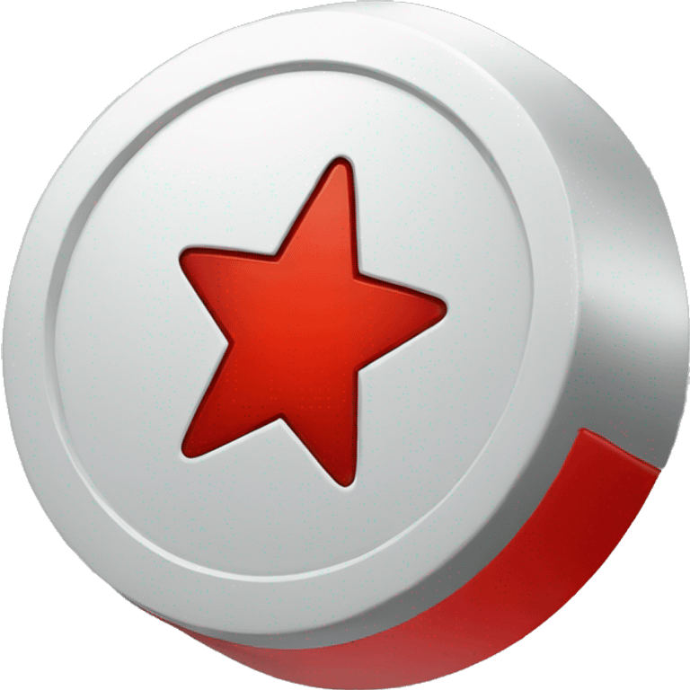 Big red start button emoji