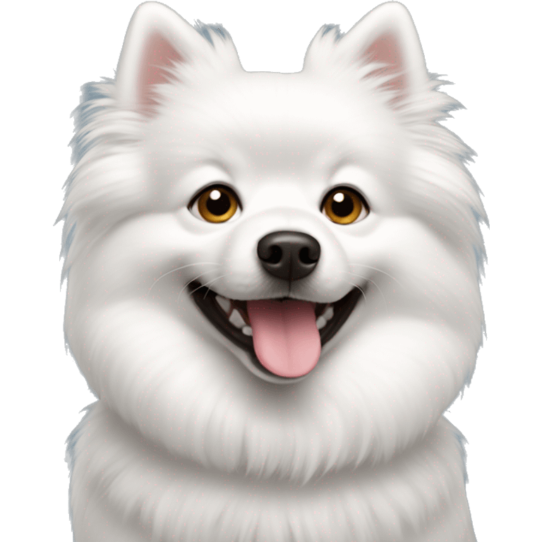 White spitz emoji