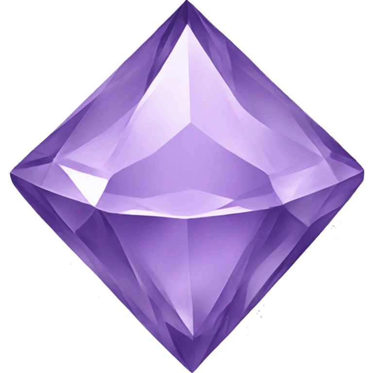 light purple diamond emoji