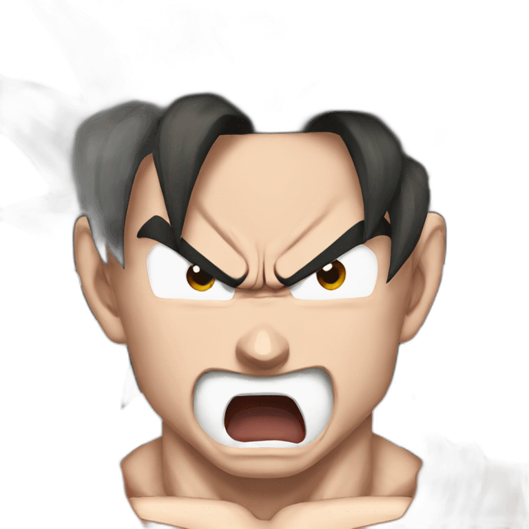 Goku angry emoji