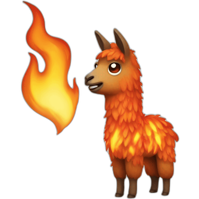 fire llama emoji