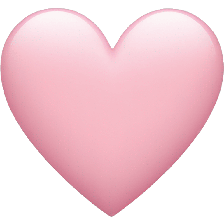 light pink heart emoji