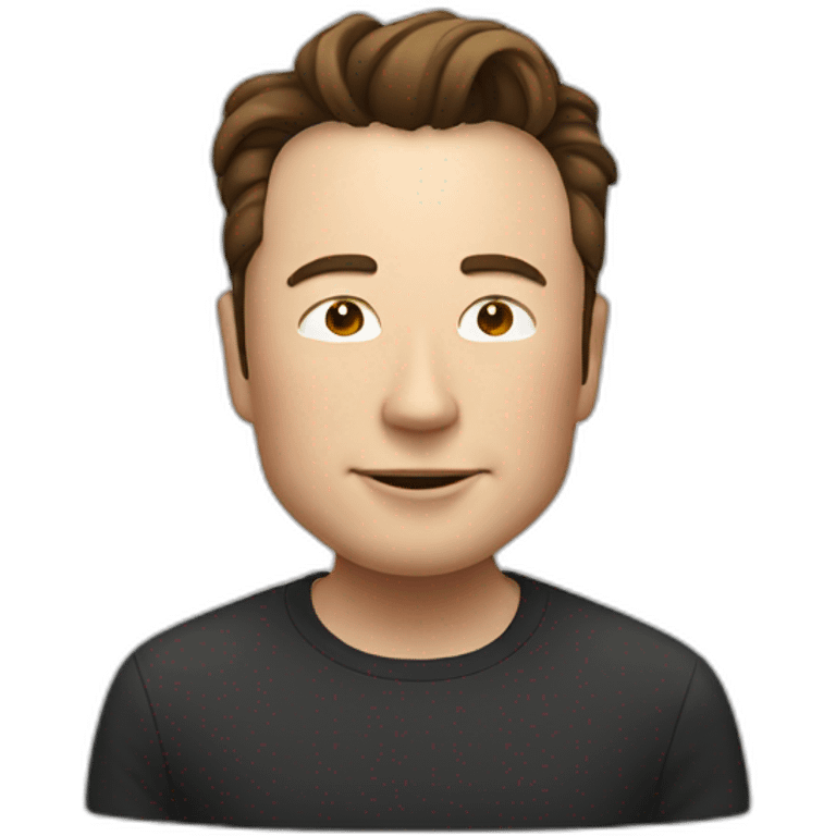 Elon Musk in lion emoji