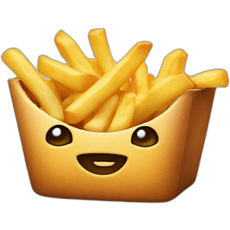 chat frite emoji