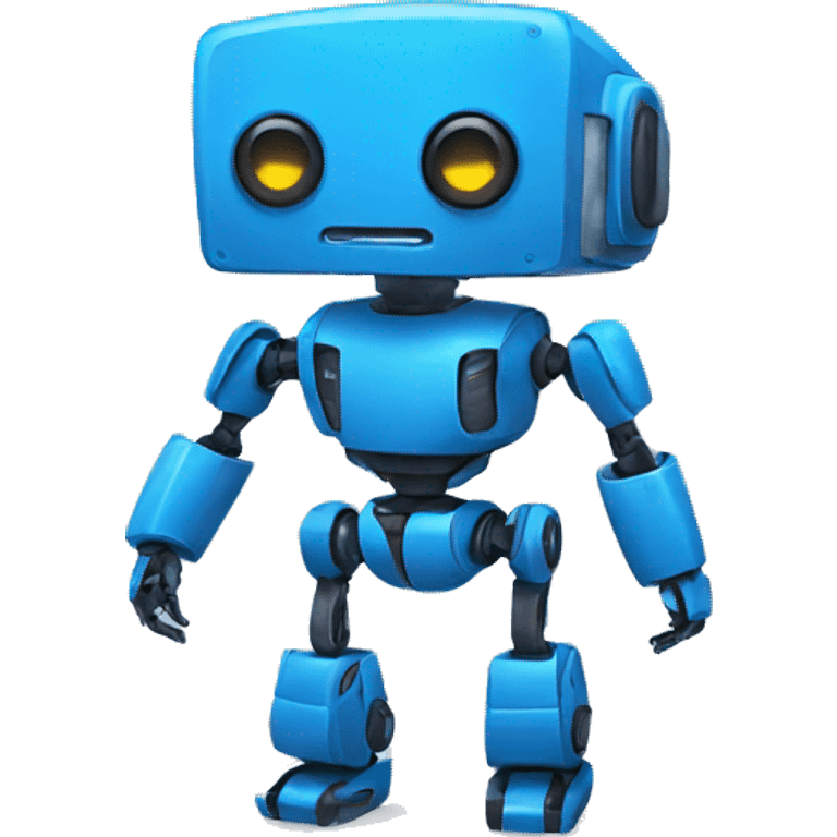 blue robot emoji