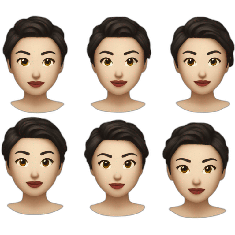 Jessica henwick short hair sleek emoji