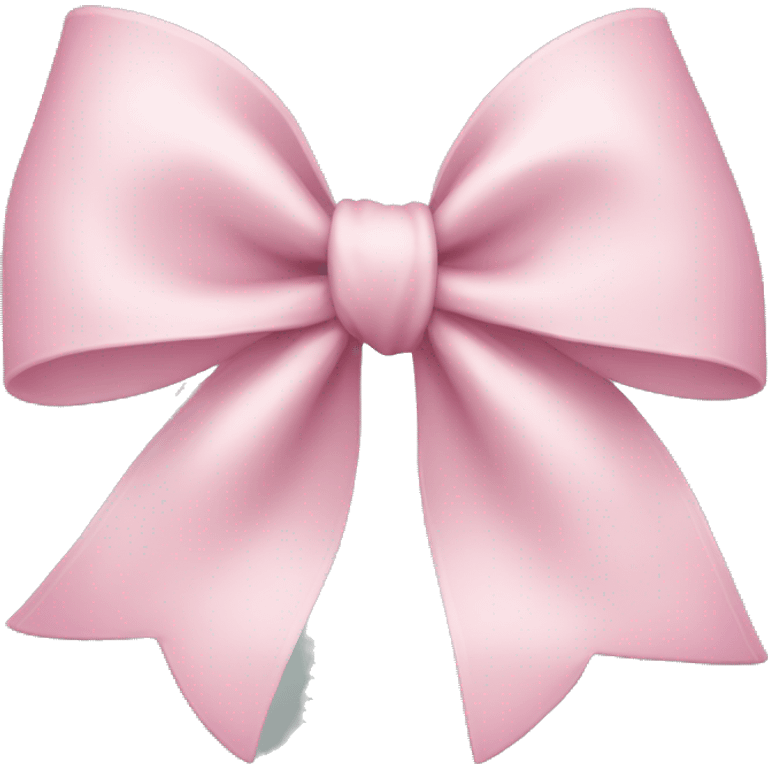 Light pink bow emoji