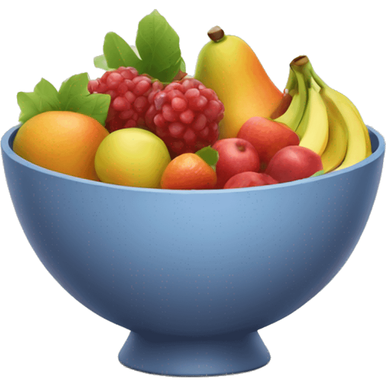 A bowl of fruit  emoji