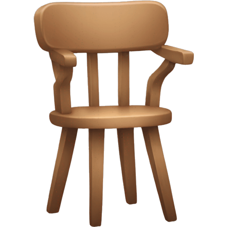 dollhouse chair emoji