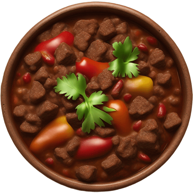 Bowl of chili emoji