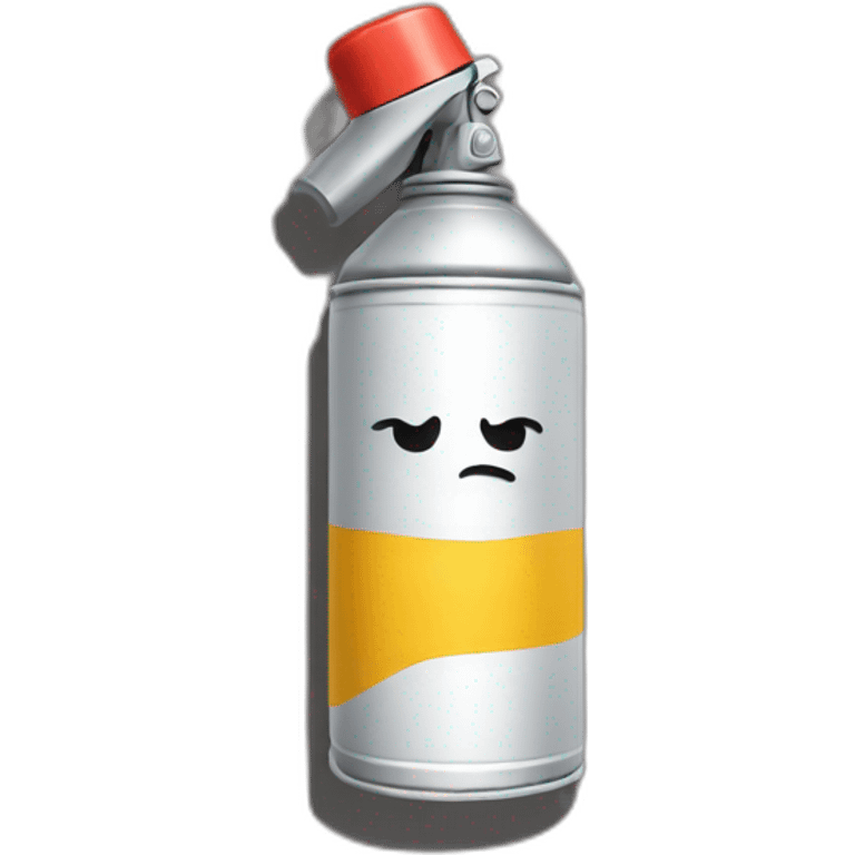 Spray can emoji