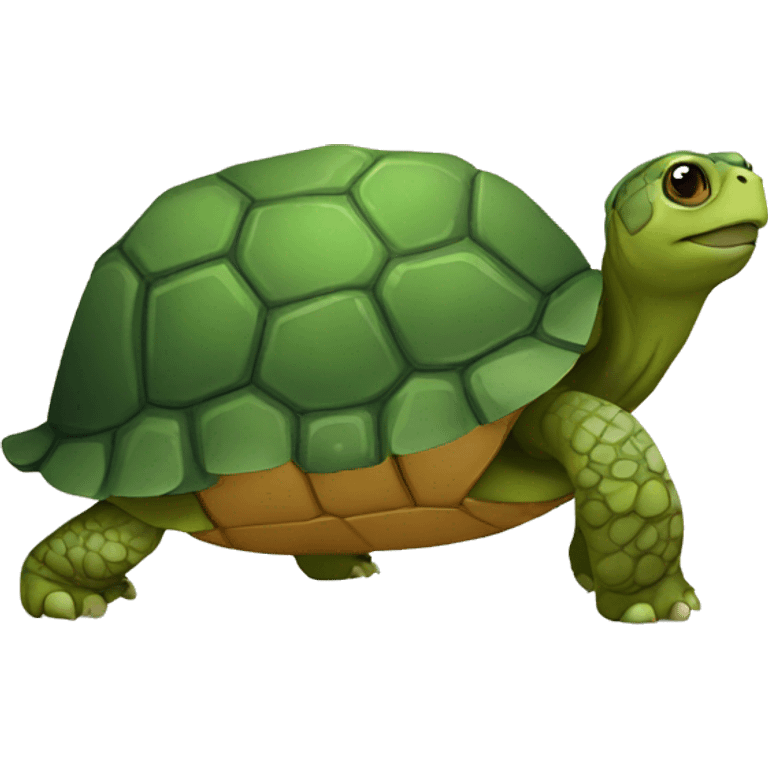 Tortoise with one eye patch emoji