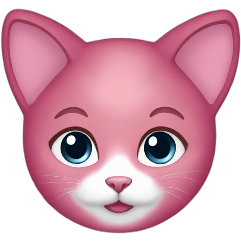 filipino pink cat girl emoji