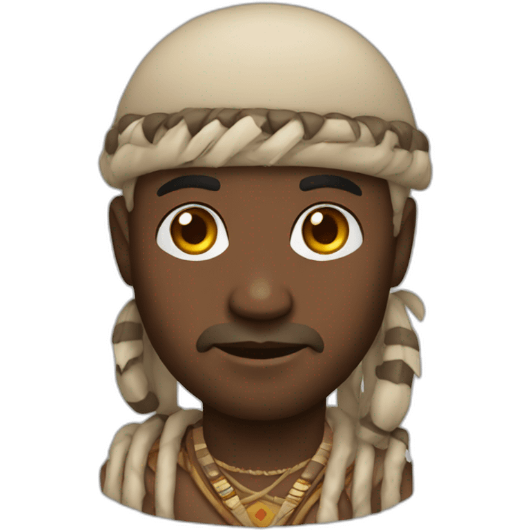 black indian man emoji