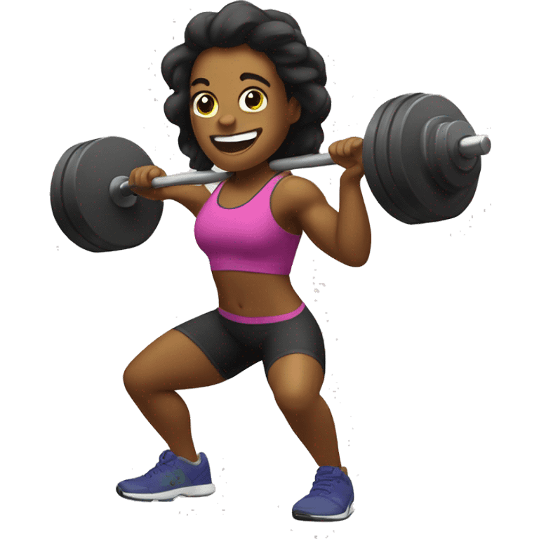 make me an emoji that mixes weight training with crossfit. emoji