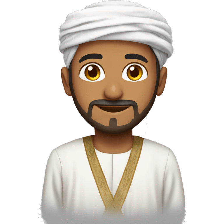 Omani with traditional clothes emoji