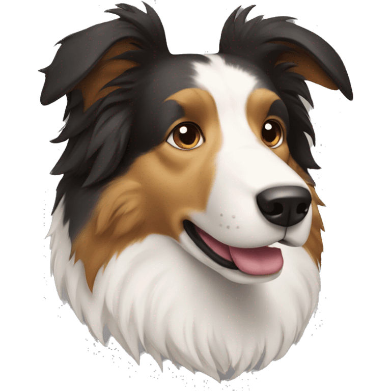 collie with a beard emoji