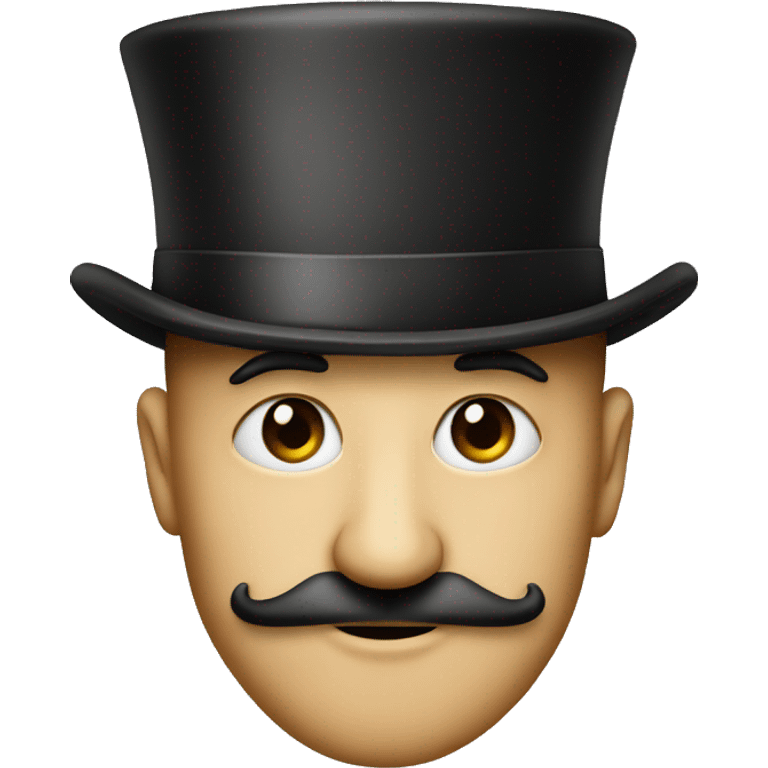 nose with tophat emoji