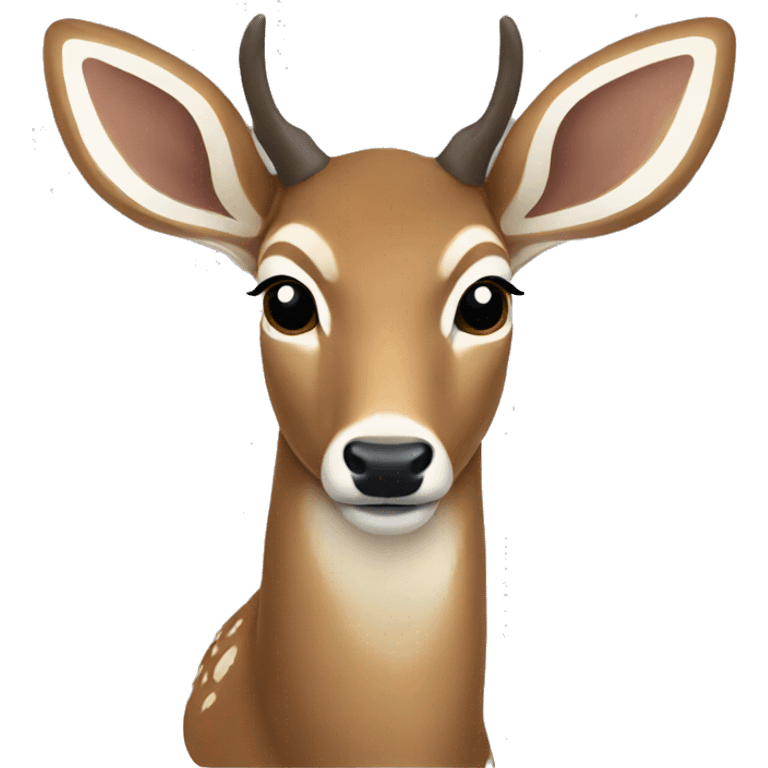 white-tailed deer emoji