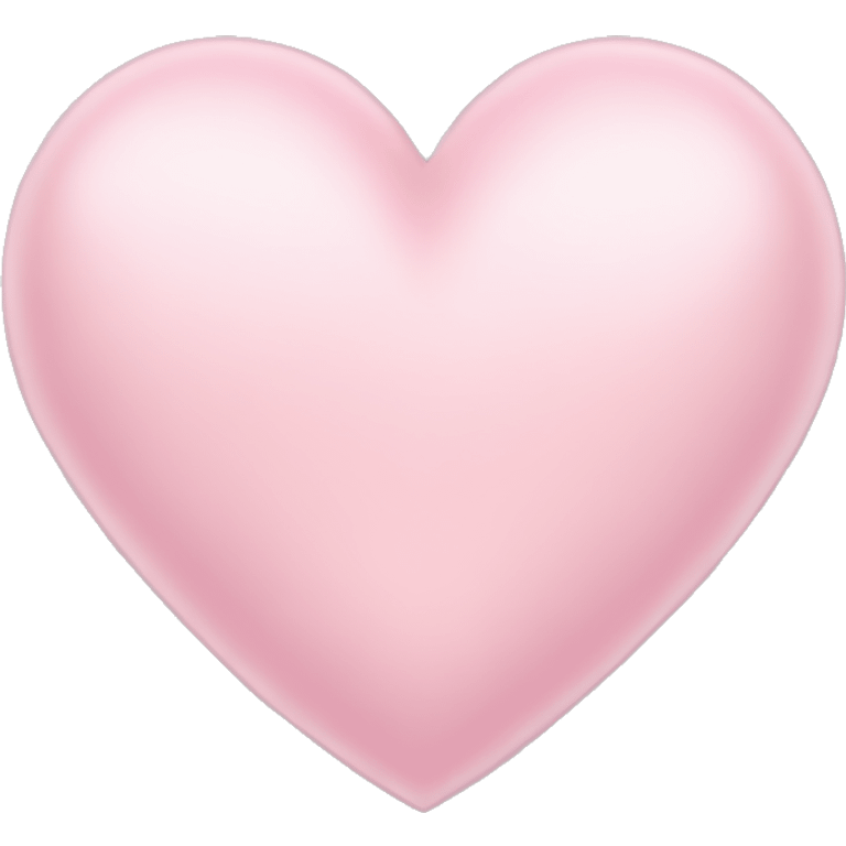 Light pink heart emoji