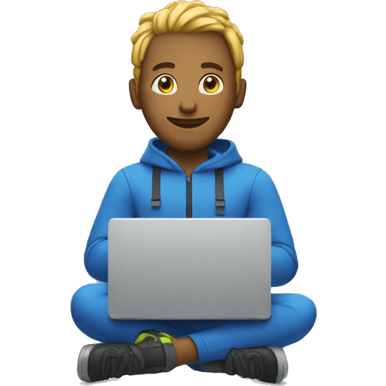 cybersportsman with laptop emoji