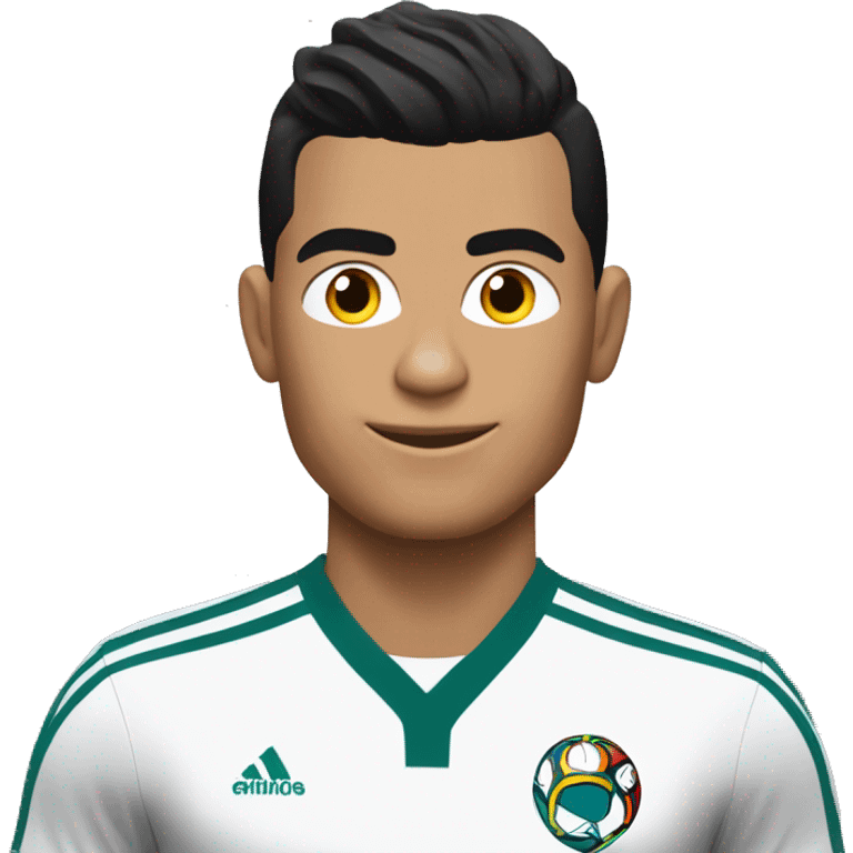 CR7 con la camista del al nassar emoji