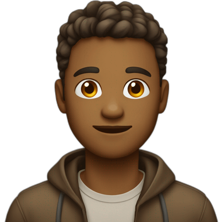 a light brown 24 year old man who is a web developer emoji