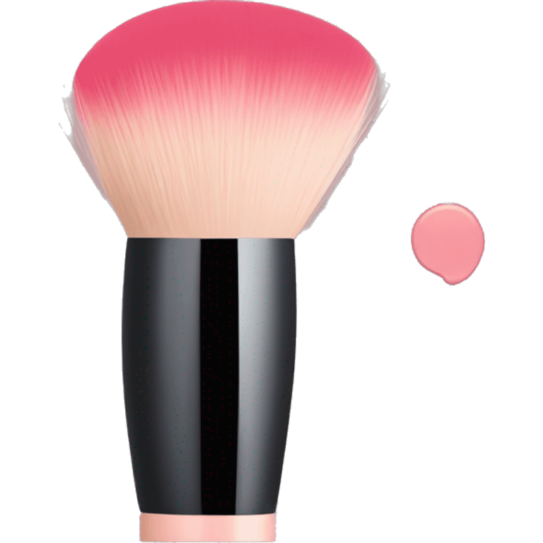 makeup brush & blush emoji