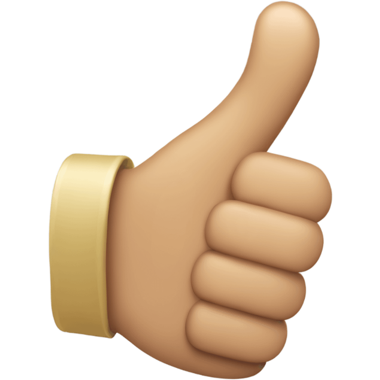 Thumbs up emoji