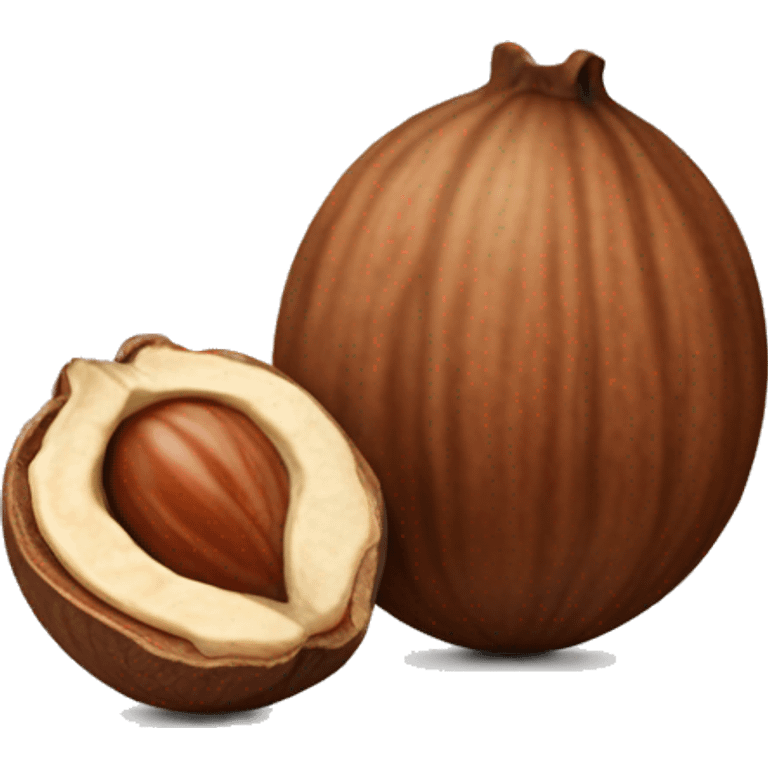 Hazelnut emoji