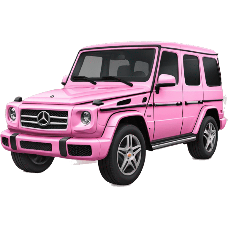 A pink g wagon  emoji