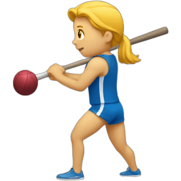 hammer throw athletic  emoji