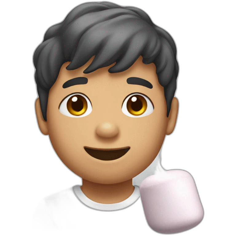 Marshmallow boy emoji