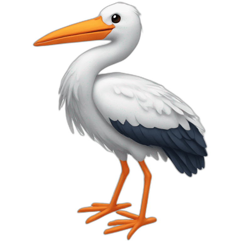 Stork emoji