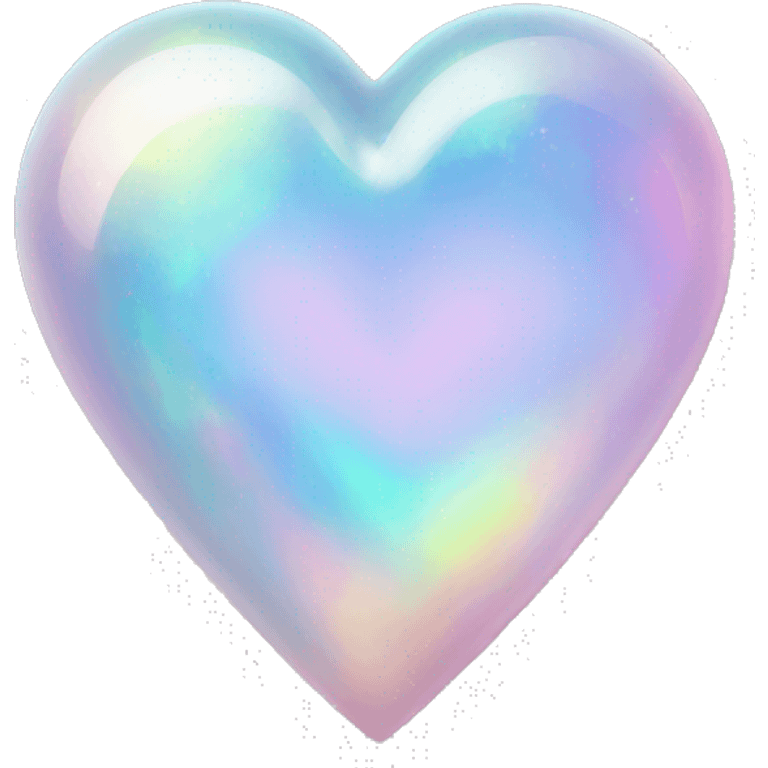 Opal heart  emoji