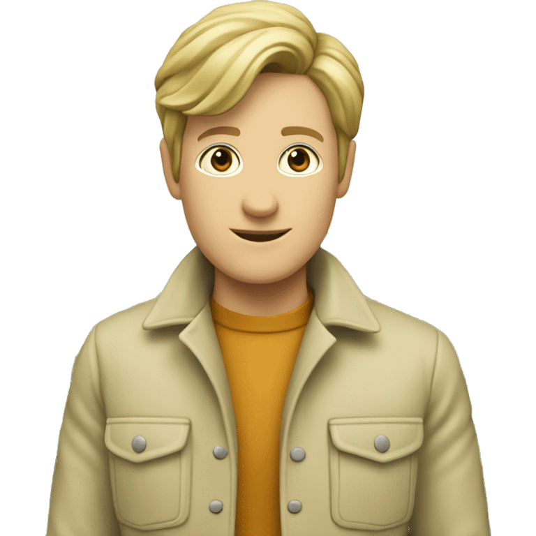 gardener beige jacket trees germany emoji