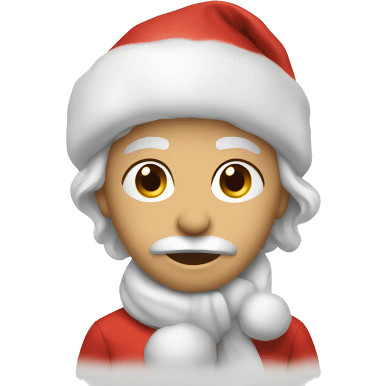 Christmas white emoji