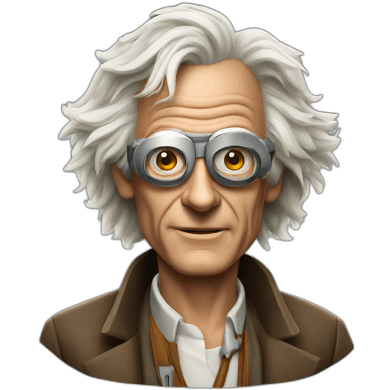 Doc Emmett brown emoji