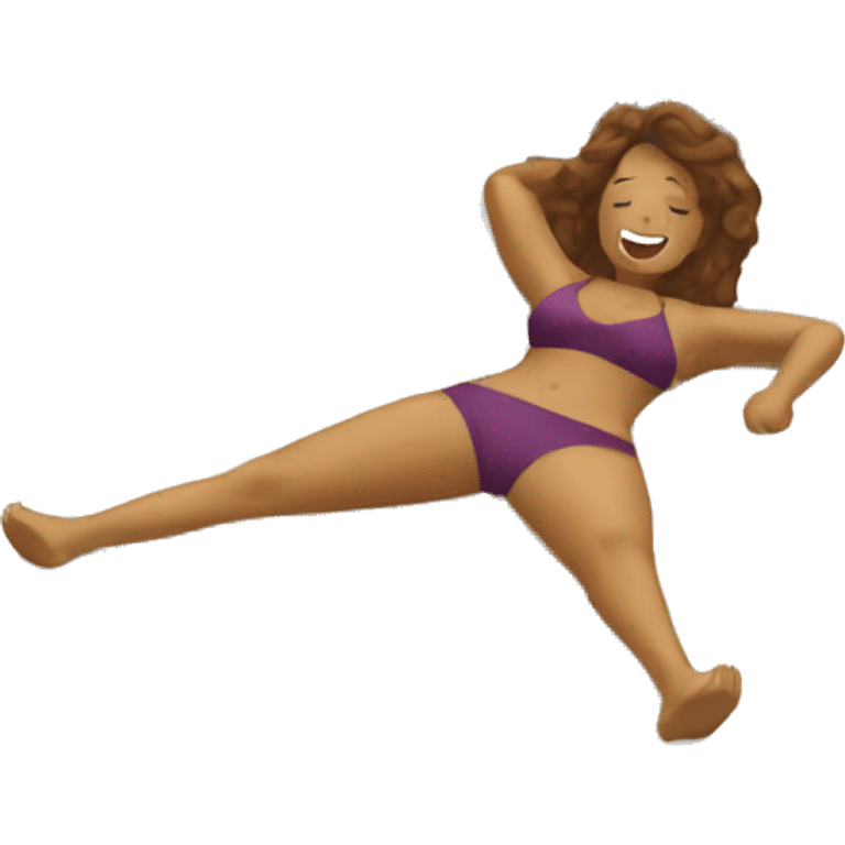  (beach body) bed emoji