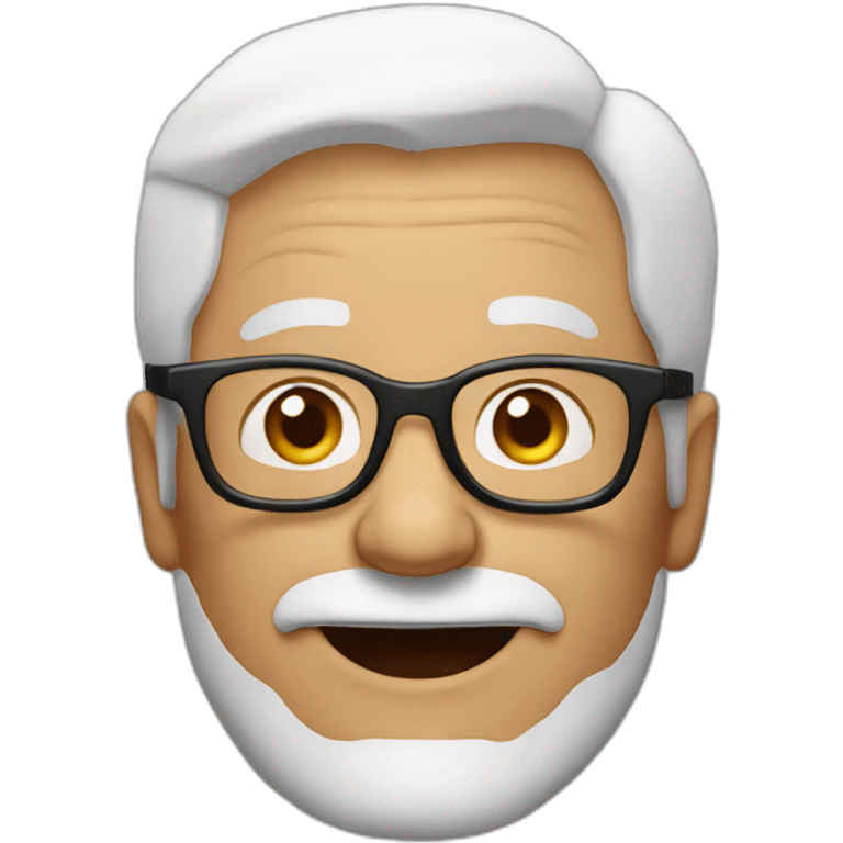 grandpa white glasses 50 years old emoji