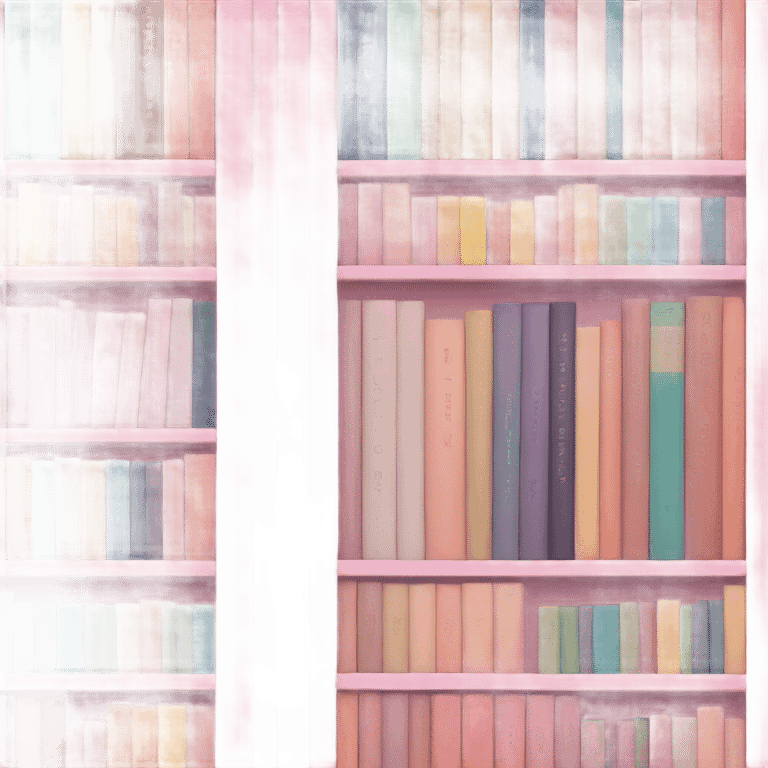 pastel pink books emoji