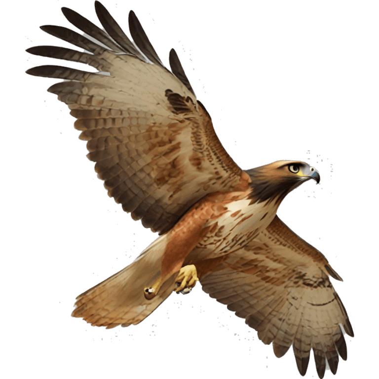 Red tailed hawk emoji