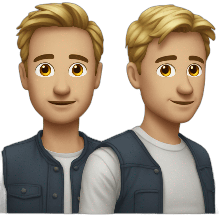 Jeff panacloc et Jean-Marc emoji