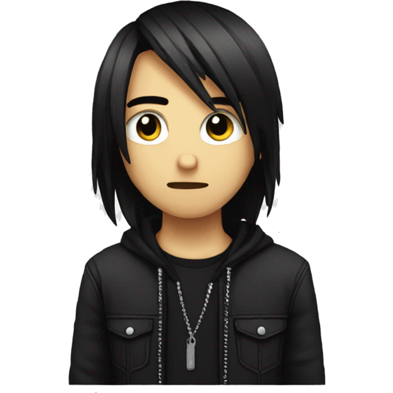 An emo guy emoji