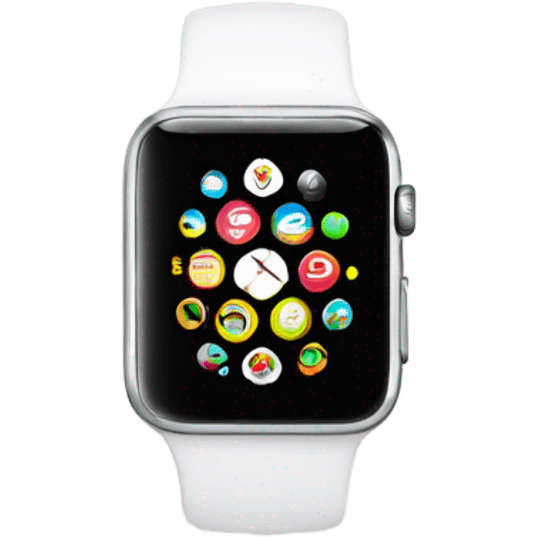 white apple watch  emoji