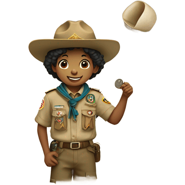 Scout boy emoji